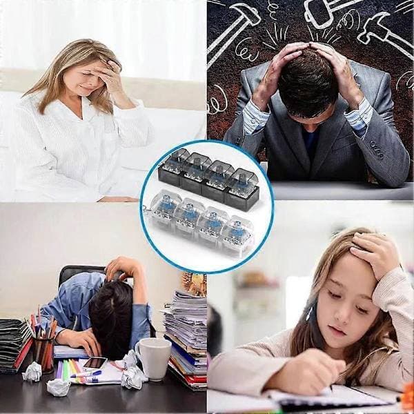 4 Keys Keyboard Keycaps Fidget Toy Stress Relief Mechanical Keycap Finger Button Black