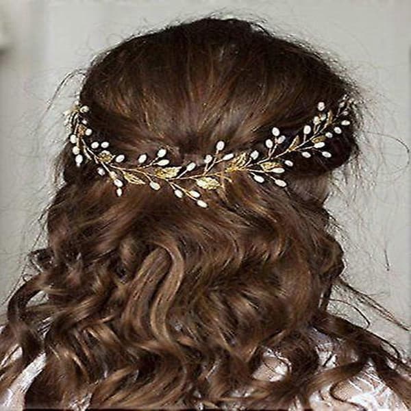 Bryllup Brude Vintage Blad Hodebånd Hodeplagg Tiara Brud Hår Tilbehør