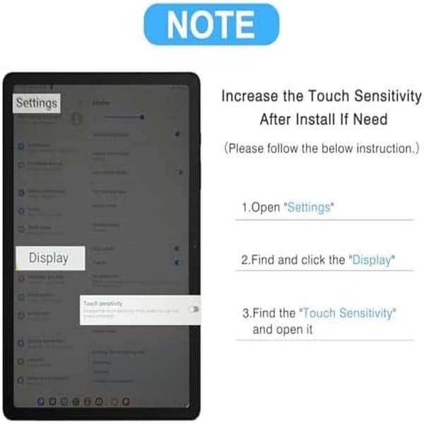 2 stk. Skærmbeskyttere til Samsung Tab A9+/A9+ transparent