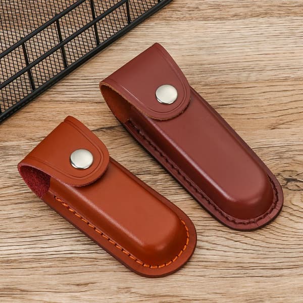Læder Skede Holder Lommelygte Bælte Etui Skede Case Leather 5