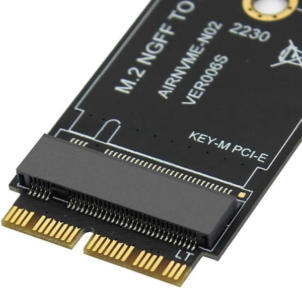M.2 NVME SSD-konverteradapterkort til opgradering af MacBook Air (2013-2017)