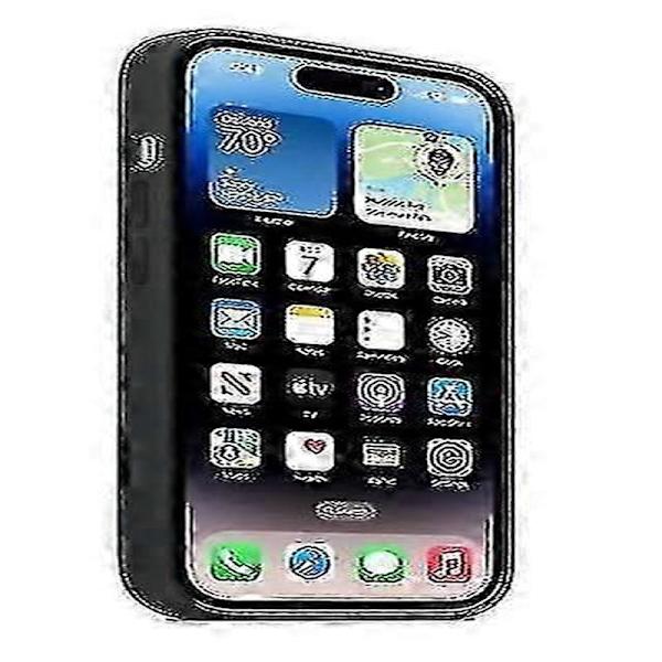 Silikonfodral kompatibelt med iPhone 14 Pro Midnight