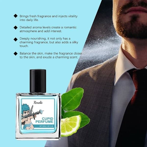 Cupid Hypnosis 2.0 Herrparfym 50ml, Förseglad Original Eau De Parfum Maskulin Långvarig Doft