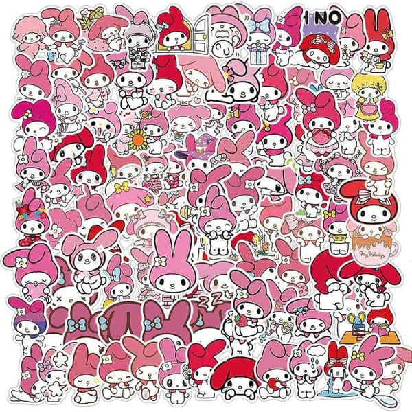 My Melody -tarrat 100 kpl vesipulloihin