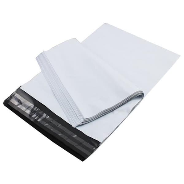 100 st - E-handelsväska 25 x 35 cm - Vit 1 förpackning