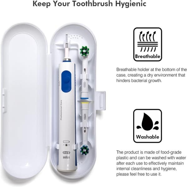 Elektrisk tandbørste rejseetui til Oral B & Philips Sonicare Blå Blue