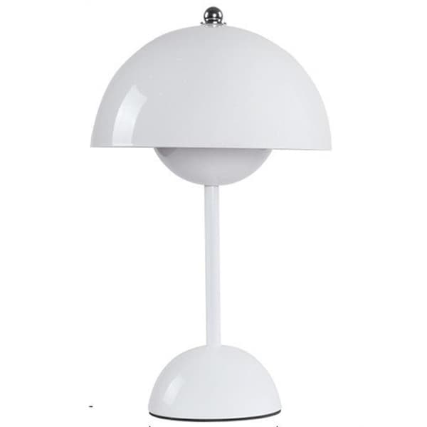 Dæmpbar trådløs bordlampe med 3 tilstande til læsning, natlampe White_MGF White White