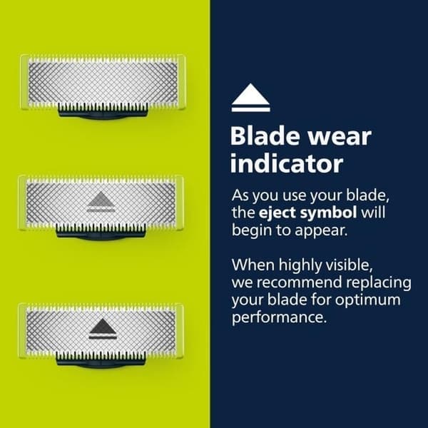 3-pack rakblad kompatibla med Philips OneBlade Replacement