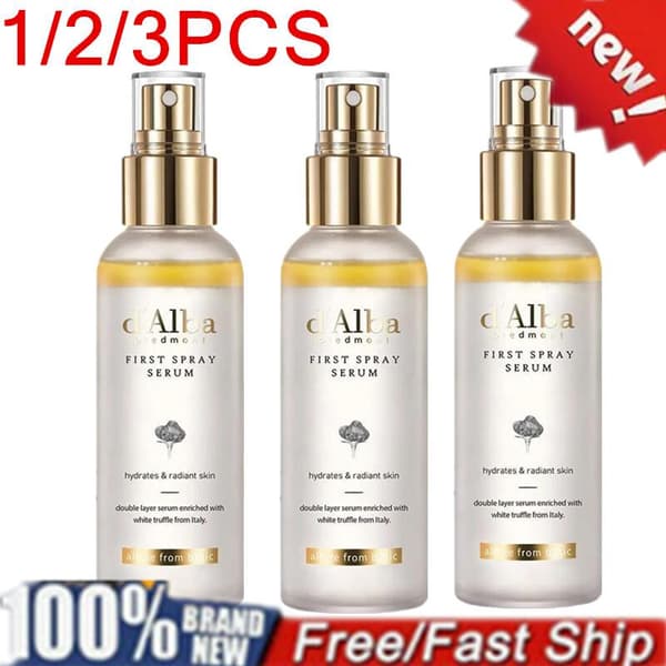 1/2/3X d'Alba White Truffle First Spray Serum Lett Ansiktsfuktighetskrem ~ whiteA 100ml 2 stk