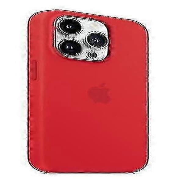Silikonfodral kompatibelt med iPhone 14 Pro Red