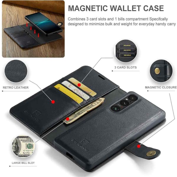 Magnetisk Telefonpung DG Ming Samsung S21 Ultra Sort