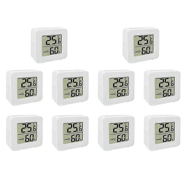 10X Mini Innendørs Termometer LCD Digital Temperatur Rom Hygrometer Måler Sensor Luftfuktighetsmåler Hjem_Kvalitetsgaver