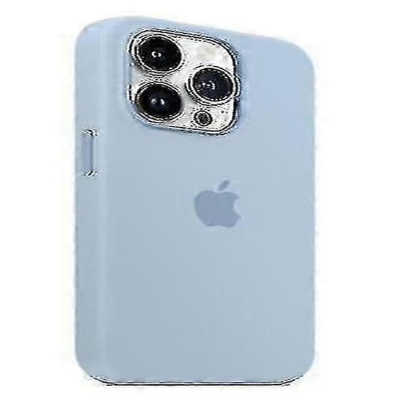 Silikone telefoncover kompatibelt med iPhone 14 Pro Sky
