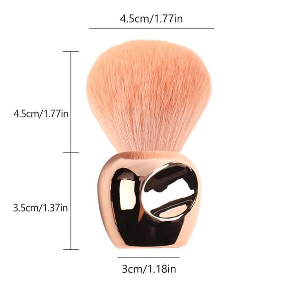 Neglebørste til neglekunst - Støvfjerner til makeup