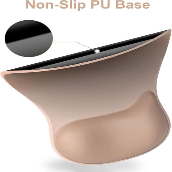 Gel Mouse Pad - Mouse Pad with Wrist Rest - Gaming Mouse Pad - Mouse Pad with Memory Foam Wrist Rest and Non-Slip Base - Non-Slip