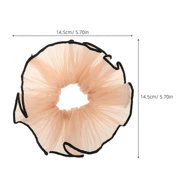 Flerfärgade Scrunchie Hårsnoddar för Kvinnor Stora Hårsnoddar 4-pack