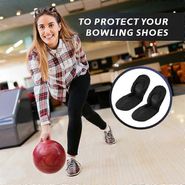 1 par bowling skoovertræk, til indendørs og udendørs (L)