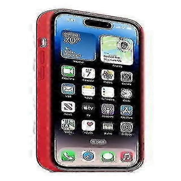 Silikone telefoncover kompatibelt med iPhone 14 Pro Red
