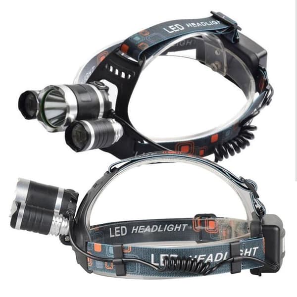 Profesjonell LED-hodelykt (5000 lumen) - Multifunksjonell og oppladbar