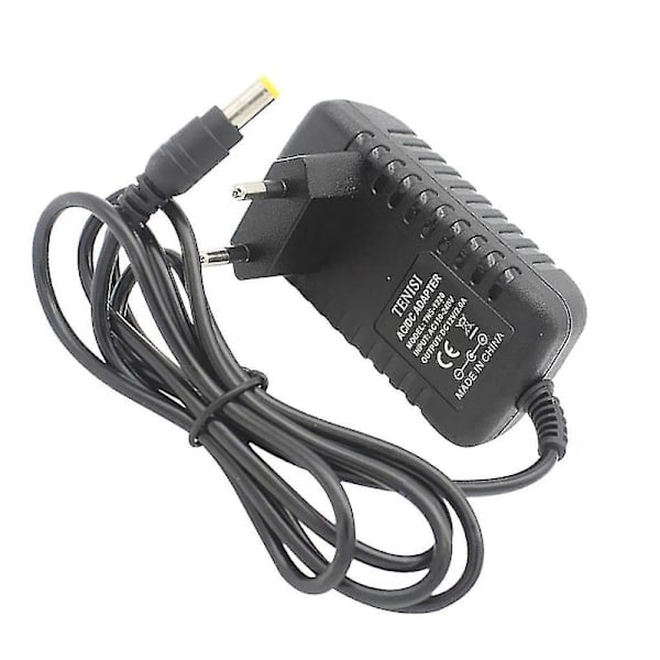 AC/DC 12V 1A Strømadapter Lader EU-plugg for LED-stripe Lys CCTV