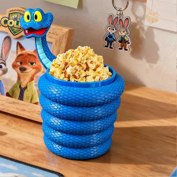 Zootopia 2 Gary Snake Popcorn Godteribøtte 3D-printet for hjemmekino S 12CM
