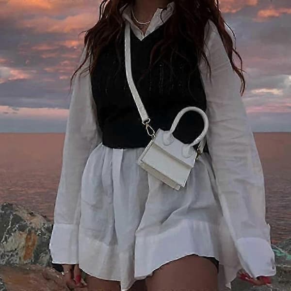 2025 Mini delikat håndtaske, Crossbody-tasker White