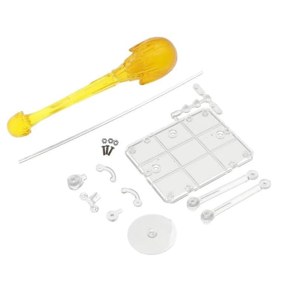 Action Base Figur Displaystativ med Sceneeffekt For Gundam Modeller Leker[D]