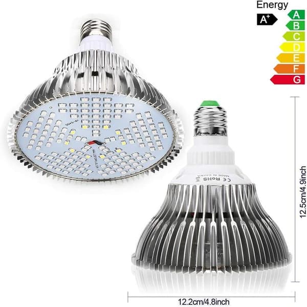 100W E27 Fuld Spektrum LED Vækstlys Indendørs Plantebelysning til Drivhus Have