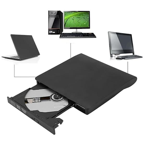 USB 3.0 Extern DVD-brännare CD-brännare Optisk Enhet för Laptop Stationär PC