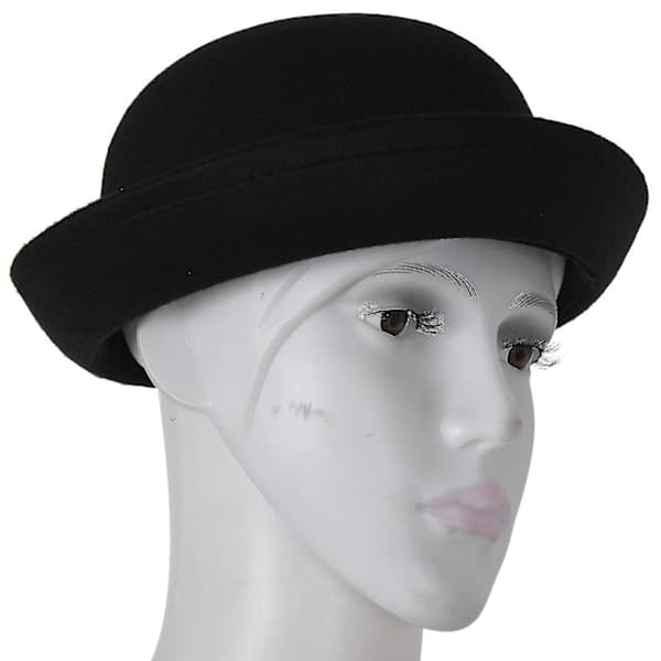 1 stk. Melon Bowler Hat Bowler Hat Bowler Hat Filthat Hat Ridehat () Tw