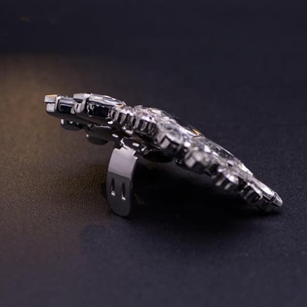 2 stk. Mode Dame Krystal Rhinestone Sko Klips Dekorationer fo