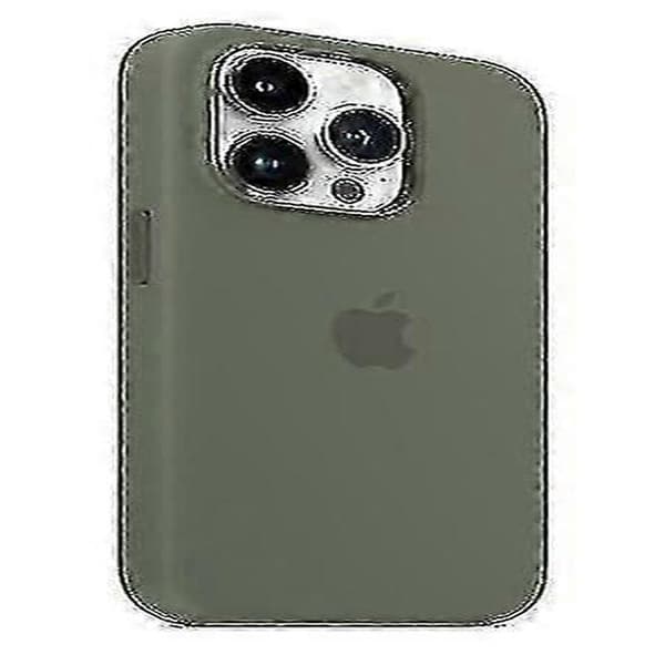 Silikonfodral kompatibelt med iPhone 14 Pro Olive