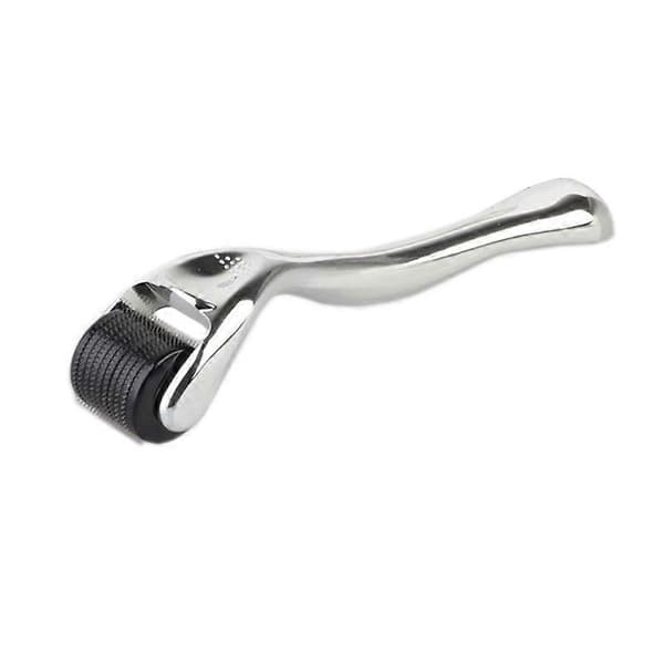 0.2/0.25/0.3/0.5/0.75mm Mikronåle Derma Roller Titanium Microneedle Roller til Ansigt Krop_Supergave Sølv 0.5mm Silver