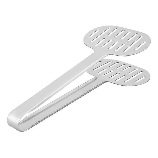 Stekspade i rostfritt stål, dubbel stekspade för matlagning och grillning Silver