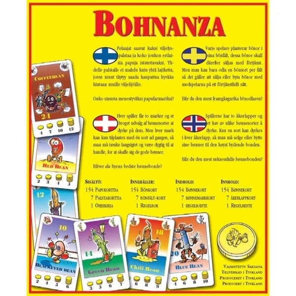 Bohnanza (bönspel) kortspel