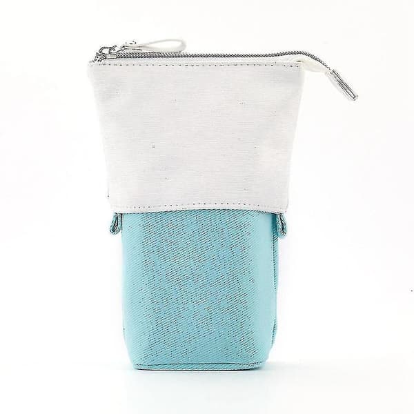 Telescopic Foldable Pencil Case Cosmetic Storage Bag Compatible with School Office,c