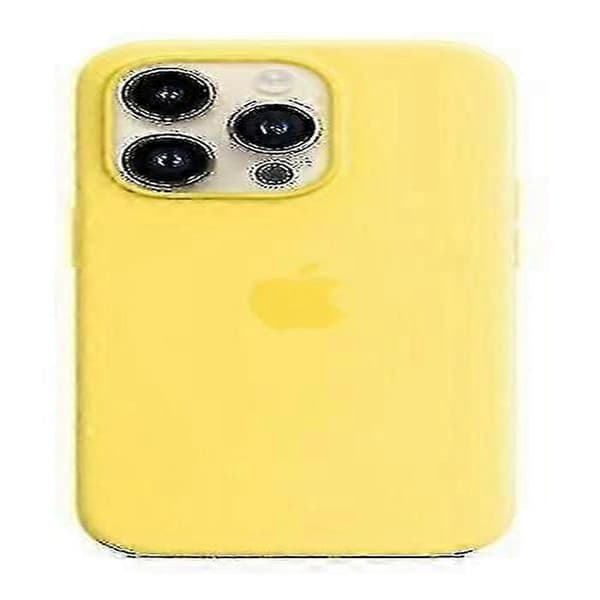 Silikonfodral kompatibelt med iPhone 14 Pro Canary Yellow