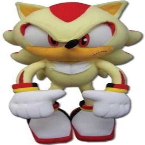 Animation Great Eastern GE-52631 Sonic The Hedgehog Super Shadow Plysdyr, 12