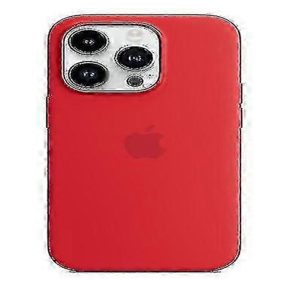 Silikondeksel kompatibelt med iPhone 14 Pro Red