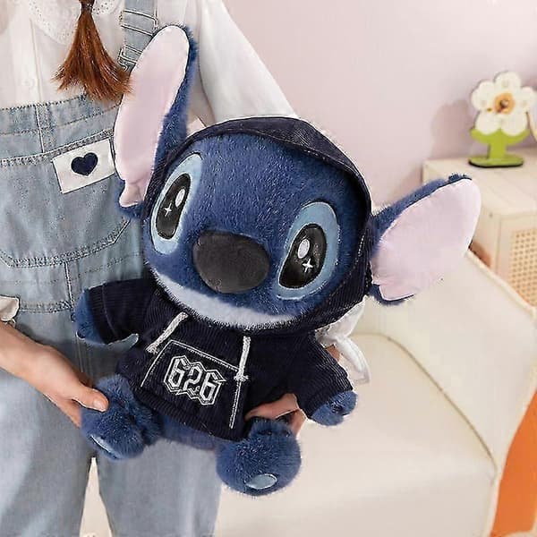 Overall Stitch Plyschleksak Sweatshirt Stitch Docka Barnpresent-50cm-B