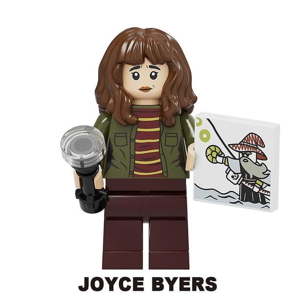 8 st Stranger Things-serien Monterade Byggklossar Leksaksset Minifigurer Modell Barnpresent