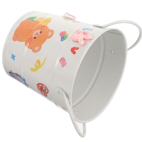 Desktop Waste Bin, Trash Can, Pen Holder in Iron, Makeup Brush Holder