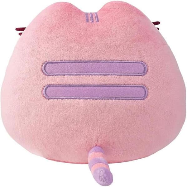Siddende lyserød pastel Pusheen blød plyslegetøj udstoppede katte
