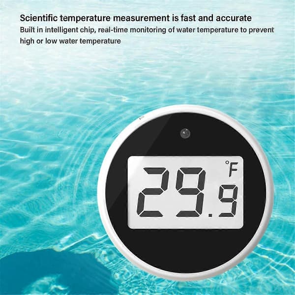 Digitalt flydende badetermometer med timer -20-70 Vandtæt vandtemperaturmåler til pool spa isbad
