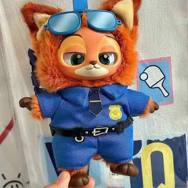 Zootopia Plysjleker Anime Samleobjekter 18cm Myk Gave til Fans R7W1-C