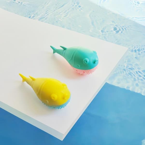 Nyt TPR gummi pufferfisk kæledyrslegetøj, et holdbart og tygbart kæledyrs bidelegetøj til katte og hunde.