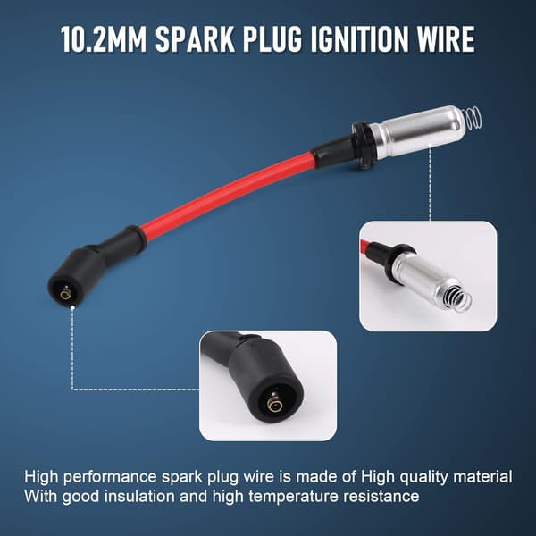 Høyytelses tennpluggkabel for 2000-2009 Chevy GMC V8