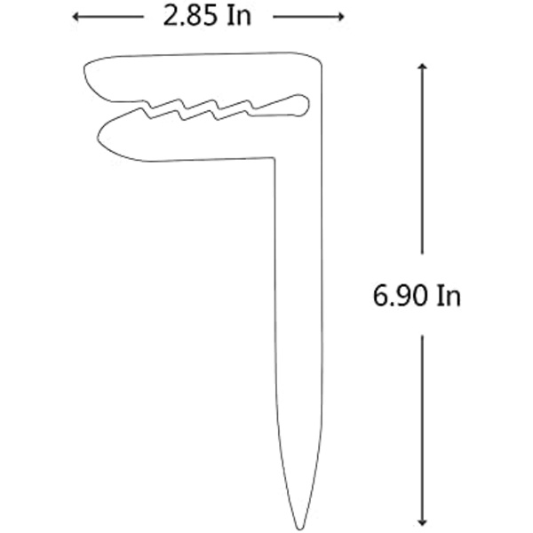 Utomhusankare, strandhandduk/picknickmatta ankarclips, 8-pack (blå)