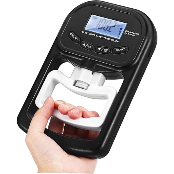 Hand Dynamometer Grip Strength Trainer, Elektronisk Grip Strength Tester Grip
