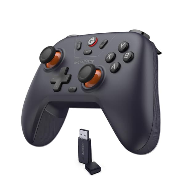 Trådløs kontroller – 2.4G og Bluetooth Gamepad for Windows PC, iPhone, Android, Switch og Steam Deck – Hall Effect-utløsere, Turbo-funksjon
